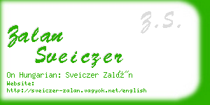 zalan sveiczer business card